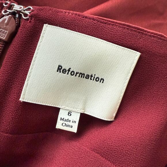 Reformation Sathia Satin Dress - Picture 5 of 5